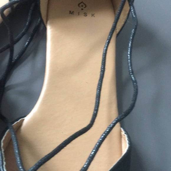 5$ with bundle 🛍 Super cute open toe flats 😉 Like new! - Picture 6 of 10